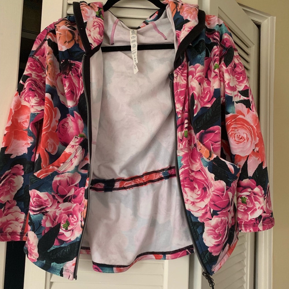 Lululemon Hold Your Om Secret Garden Hoodie Jacket